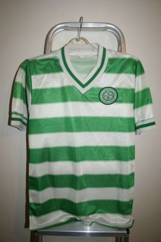 Celtic Football Shirt Vintage 1982/85 Hoops Size L