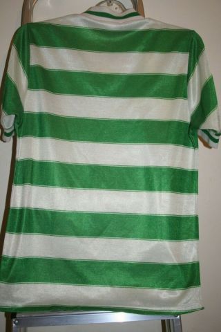 Celtic football shirt vintage 1982/85 hoops size L 3