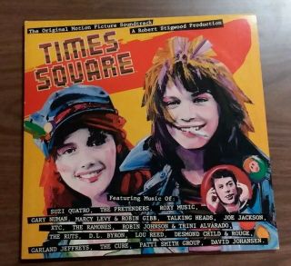 Times Square Soundtrack 2 Lp Vinyl Ex,  Suzi Quatro Talking Head The Cure Ramones