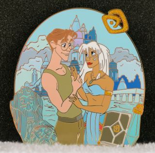 Disney Fantasy Jumbo Pin Milo & Kida Love Finds A Way Le 50 Atlantis