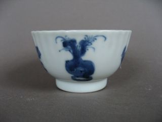 A Chinese 18th C.  Blue and White tea bowl,  Qianlong period. 2