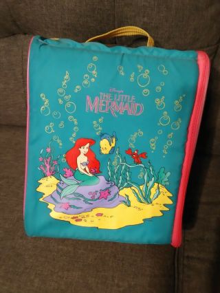 Very Rare The Little Mermaid Ariel Backpack Bag 1990s Wiz Locker Bag Disney