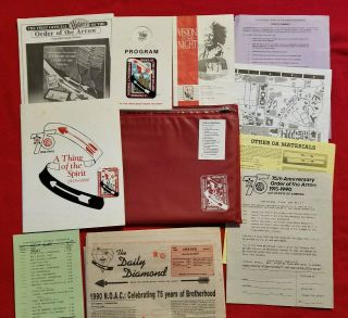 Boy Scout 1990 75th Noac National Order Of The Arrow Conference Information Pack