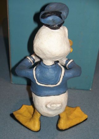 DONALD DUCK POLIWOGG S SCULPTURE LIMITED EDITION ARTIST SIGNED 064/1928 C.  O.  A. 3
