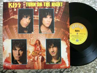Kiss ‎– " Turn On The Night " Uk Import Maxi Single Lp/ep Vertigo ‎– Kiss 912