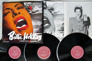 Billie Holiday Greatest Interpretations Of Commodore Kijj - 2061,  2,  3 Japan 3lp