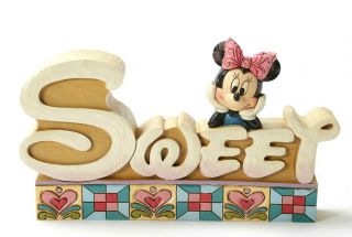 Disney Minnie Mouse Sweet Word Plaque Jim Shore Nib Valentine 