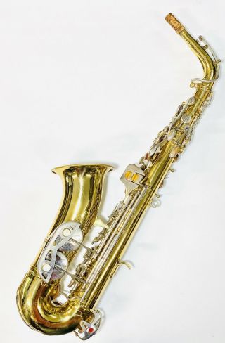 Vintage Conn U.  S.  A.  Shooting Stars Alto Saxophone No Mouthpiece with Hard Case 2