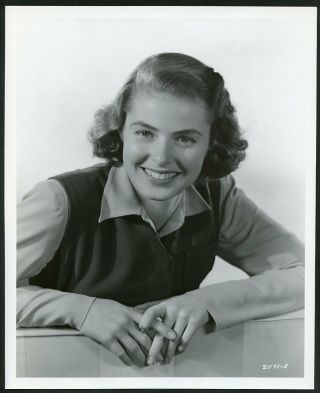 Ingrid Bergman In Portrait By Clarence Bull Vtg 1941 Mgm Photo