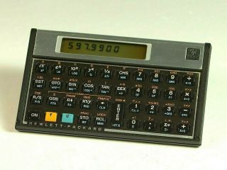 Vintage Hewlett Packard Hp 11c Scientific Calculator W/ Case