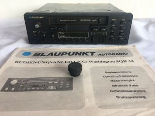 Vintage Blaupunkt Washington Sqr34 Radio And Bea 80 Equalizer Amplifier 4x20w