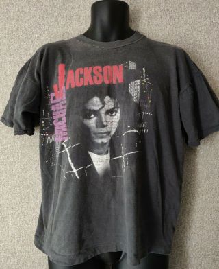 Vintage Michael Jackson T Shirt 1988 Bad Tour Pepsi Sponsored