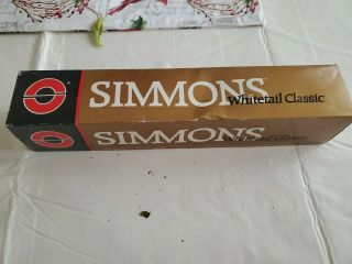Vintage Simmons Whitetail Classic Riflescope Model Wtc18 6.  5 - 20x50wa A/o