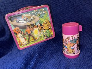 Vintage 1971 Lidsville Lunchbox With Thermos Sid And Marty Krofft Cult Classic