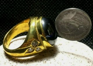Size 10 (22mm) Magnetic Ring Leklai From Umklum Mountain Thai Amulet