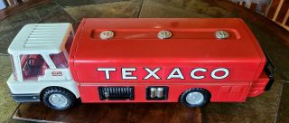 Vintage U.  S.  A.  Wen Mac Texaco Jet Fuel Steel Tanker Sit N Ride Truck Euc