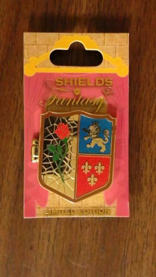 Pin 107316 Wdw - Shields Of Fantasy - Beauty And The Beast