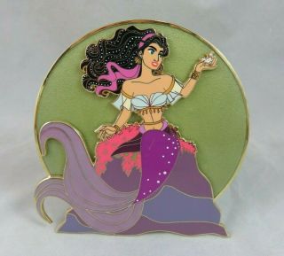 Disney Fantasy Pin - Esmeralda - Hunchback Of Notre Dame Moonlit Mermaid Jumbo