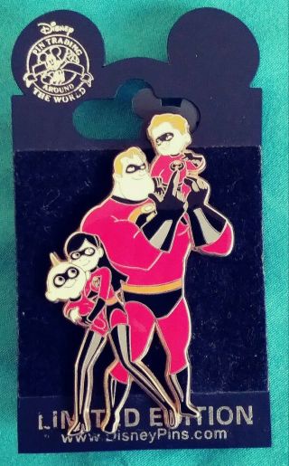 The Incredibles 2006 Fathers Day Pin Limited Edition Of 100 Disney Pixar
