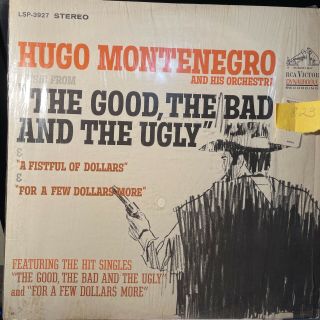 Hugo Montenegro And His Orchestra - " The Good,  The Bad And The Ugly (vinyl,  Lp)