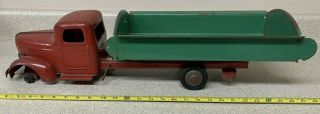 Turner Toys 27 Inch Pressed Steel Dump Truck - Vintage 1930s