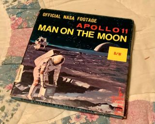 Official Nasa Apollo 11 Man On The Moon 8mm Film