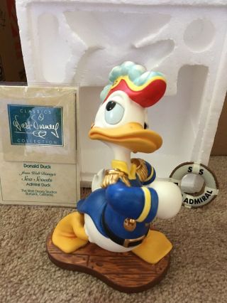 Wdcc - Donald Duck Figure - " Sea Scouts,  Admiral Duck " - 1994