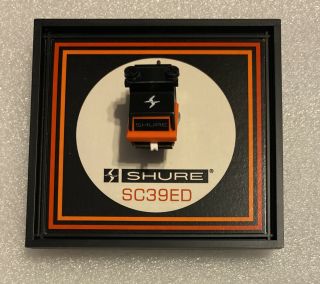 Vintage Shure Sc39ed Cartridge With Stylus,  Accessories & Paperwork