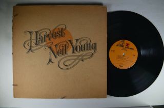 Neil Young Harvest Rock Lp Reprise Rough Matte Cover Sterling