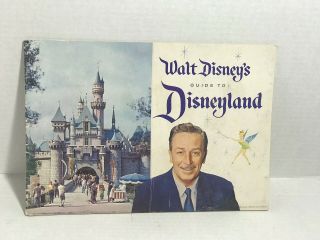 1958 Walt Disneys Guide To Disneyland & 1959 Summer Insert Souvenir 1346