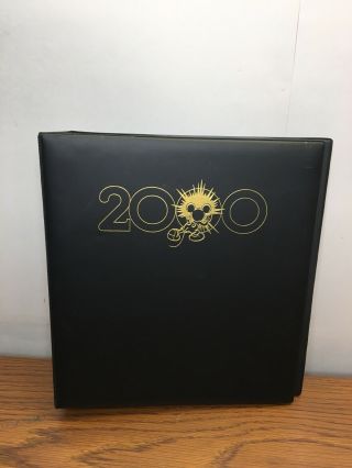 Disney Countdown To The Millennium 2000 Collector Album Binder With Pages