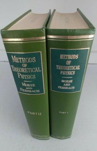 Methods Of Theoretical Physics - Part 1 & Part 2,  1953 Vintage Book Set,  Mcgraw