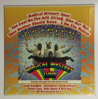 The Beatles Magical Mystery Tour,  Vintage Vinyl Lp,  Apple 1971 Smal - 2835
