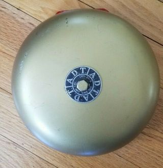 Vintage 8 " Adt Fire Alarm Bell