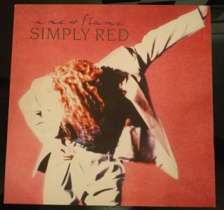 Simply Red A Flame 1989 Vinyl Lp Album Record Pop Soul 80s Vintage