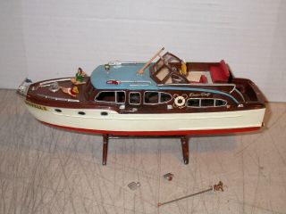 Vintage Revell Chris - Craft Cabin Cruiser 9 " Built Model Kit Decorated