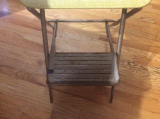Vintage Samsonite Folding Step Stool Chair Mid - Century Modern Retro 3