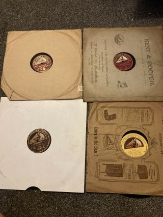 Joblot Vinyl Speed 78s His Masters Voice Joblot Rare Gramophone