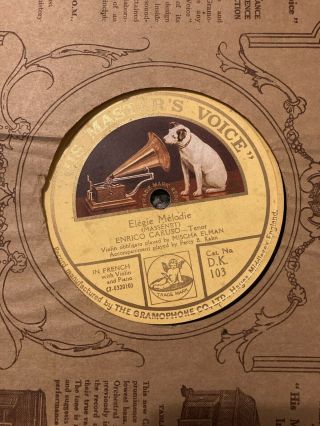 Joblot Vinyl Speed 78s His Masters Voice Joblot Rare Gramophone 3