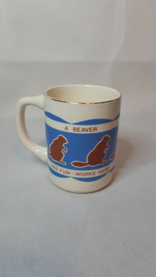 Scouts Canada Beavers Mug Cup A Beaver Hard And Helps Family And Friends