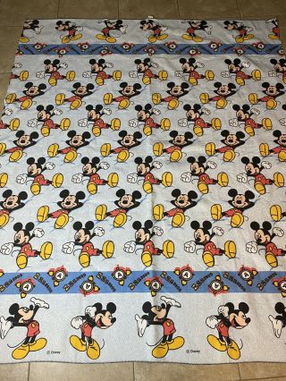 Rare Vintage Disney Mickey Mouse Blanket