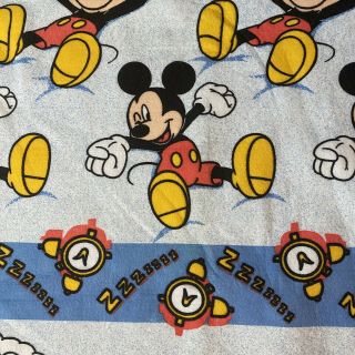 Rare Vintage Disney Mickey Mouse Blanket 2
