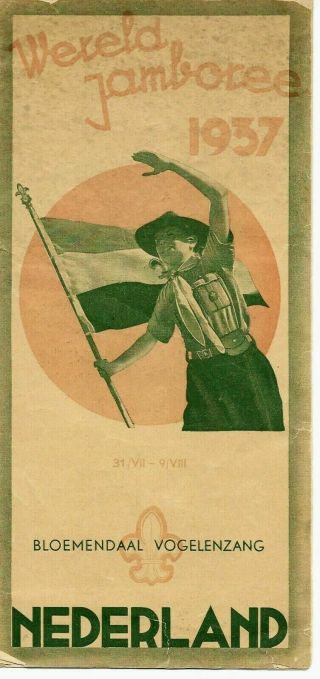 1937 Boy Scout Holland World Jamboree Brochure/pamphlet