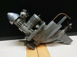 Vintage K&b 7.  5 Outboard Water Cooled Nitro Rc Boat Motor