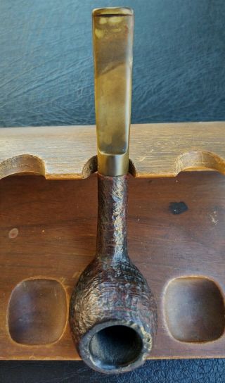 Vintage Barling ' s Make Ye Olde Wood 241 Shell Briar Straight Tobacco Pipe 2