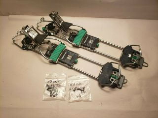 Silvretta 400 Alpine Touring At Back Country Telemark Bindings Vintage Green