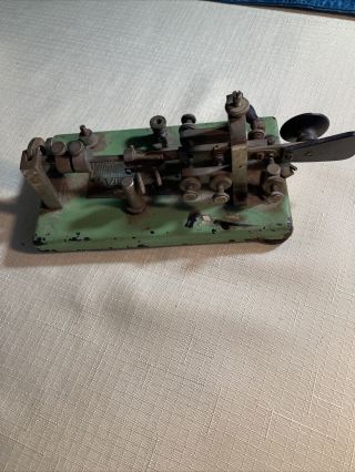 Vintage Vibroplex Telegraph Morse Code