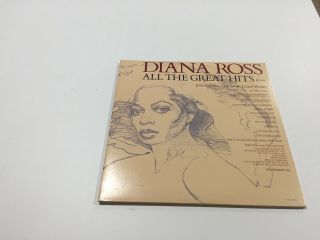 Diana Ross – All The Great Hits - Vinyl 12 Inch 33 Rpm Double Lp - 1981 - Vg - Exc