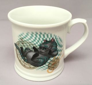 Rare Alice Through The Looking Glass In Wonderland Cheshire Cat Coffee Mug