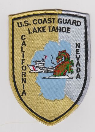United States Coast Guard Uscg Lake Tahoe California Nevada Police Fire Patch